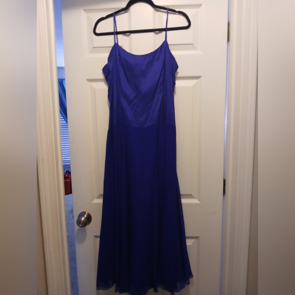 Isaacson's Lime Nite Vintage Purple Silver Silk Sequin 80s New Years Dress-12 - Picture 15 of 16